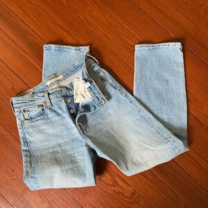 Levi's Light Blue Straight Leg Jeans